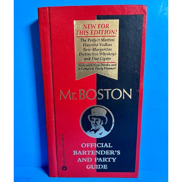 Mr. Boston Official Bartender’s & Party Guide 65th Ed 2000 HC Drink Recipe Book - Picture 1 of 7